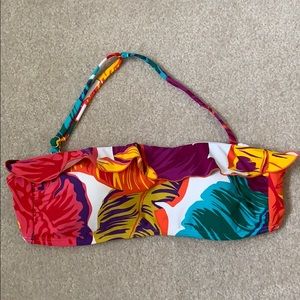 Tropical Bandeau Bikini Top